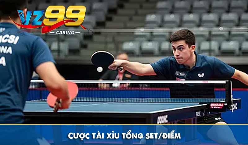 Cược tài xỉu tổng set/điểm